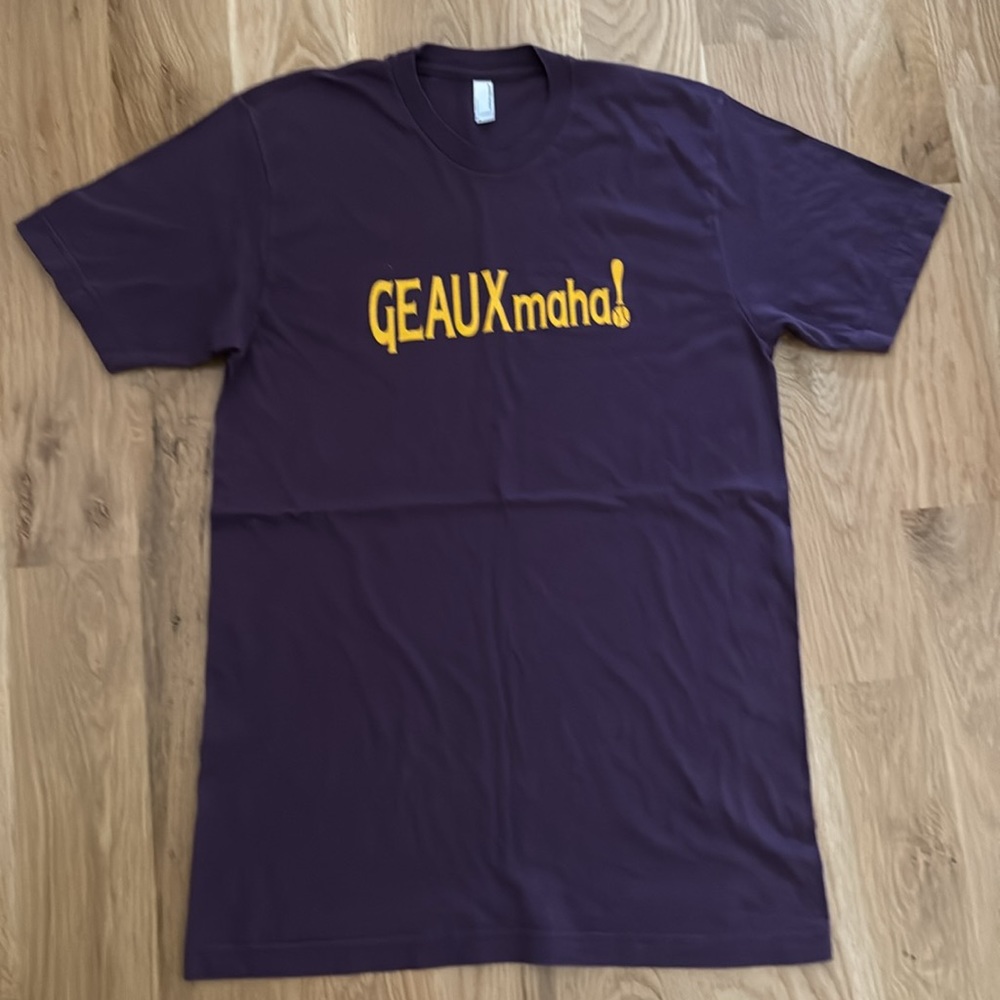 LSU baseball t-shirts. Purple with yellow letters. Worn once.